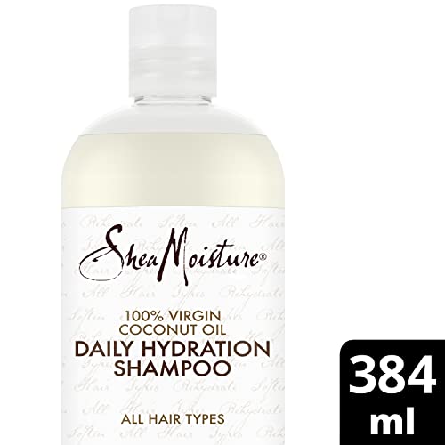 SheaMoisture Daily Hydration 100% Virgin Coconut Oil Shampoo silicone and sulphate free for all hair types 384 ml