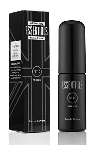 MILTON-LLOYD ESSENTIALS No 12, No 15, No 17 and No 19 Luxury Mens Fragrances, Set of 4 x 50ml Eau de Parfum Men, Mens Aftershave Gift Set, Perfum