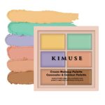 KIMUSE Colour Correcting Palette, Colour Concealer Makeup Palette, Six Shades, Creamy Blendable Texture