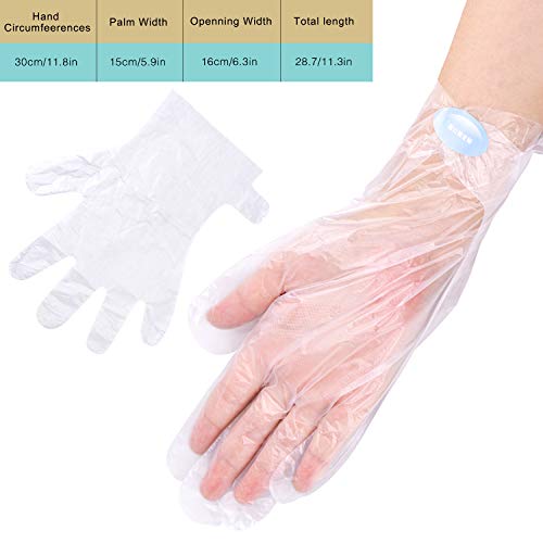 SelfTek 200Pcs Paraffin Wax Bath Liners Disposable Plastic Hand and Foot Bags for Pedicure Hot Spa Wax Treatment Thermal Paraffin Wax Therapy wit