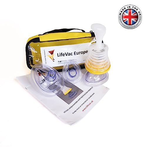LifeVac Travel Kit - Choking Rescue Device, Portable Suction Rescue Device First Aid Kit for Kids and Adults, Portable Airway Suction Device for