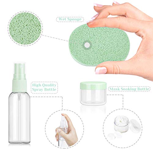 Face Mask Mixing Bowl Set, Lady Facial Care Facemask Mixing Tool Sets include Facial Mask Mixing Bowl Stick Spatula Silicone Cream Mask Brushes(G