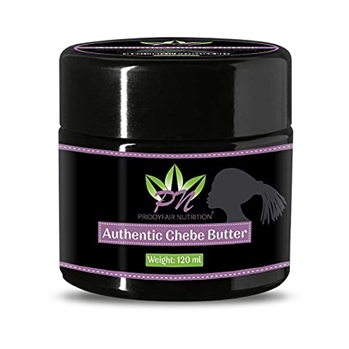 Chebe Hair Butter 120g Made with Organic Shea Butter, Natural Hair Oils & Chebe Powder | Hair Growth Retention Cream for Split Ends Afro Hair But