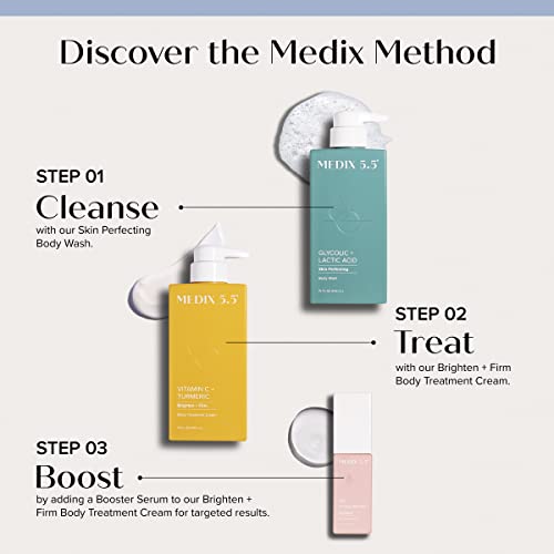 Medix 5.5 Vitamin C Cream w/Turmeric for face and body. Firming & brightening cream for age spots, dark spots & sun damaged skin. Anti-Aging Crea