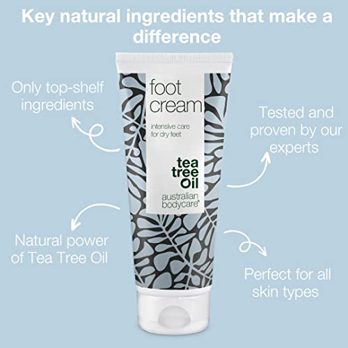 Foot Cream from Australian Bodycare 100ml | Hard Skin Remover for Women & Men | Treatment against Hard, very Dry & Cracked Feet with 10% Urea | F