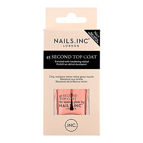 Nails.INC Retinol 45 Second Quick Drying Top Coat, 14ml