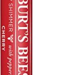 Burt's Bees 100% Natural Moisturising Lip Shimmer, Cherry - 1 Tube 1 Count (Pack of 1)