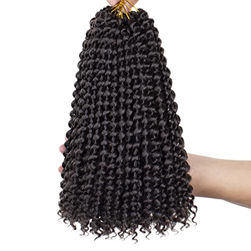 Leeven 7 Packs Water Wave Braiding Hair for Butterfly Faux Locs 24 Inch Long Water Wave Crochet Hair Hot Water Setting Passion Twists Braiding Ha
