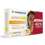 Arkopharma Arkosol Intensive 60 Capsules, Tan from The Inside, All Skin Types, Prepares and Protects Skin for Sun Exposure, Food Supplement