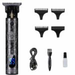 Ten-Tatent Hair Clippers Men, Hair Trimmers, T-Blade Trimmer, Cordless Rechargeable Grooming Kits, Zero Gapped Detail Beard Shaver with 4 Guide C
