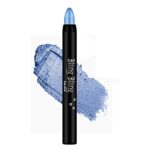 Eyeshadow Pen, Crayon Waterproof Eyeshadow Stick, Shimmer Cream Eye Shadow Pencil, Lasting Waterproof Dark Blue Eyeliner Pencil Create Glitter Ey