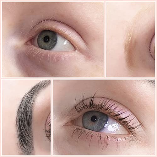 Libeauty Lash Tint Black Kit - 2 in 1 Eyelash & Eyebrow Dye Set, Last Up to 6 Weeks, Fast & Easy to Use, Semi-Permanent Black Dye with Developer