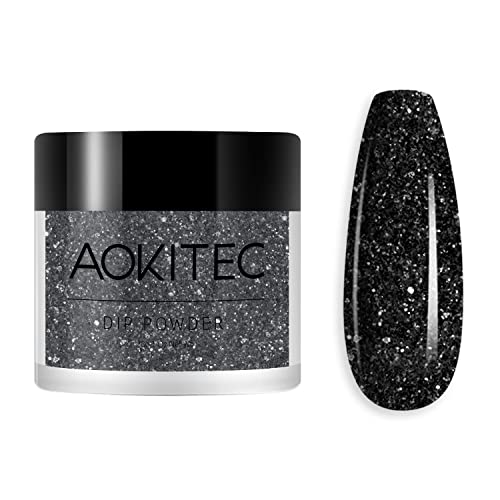 Aokitec 28g Dip Powder Clear Fashion Color Nail Dipping Powder French Powder Pro Collection System Nail Art Starter Manicure Salon DIY at Home Od