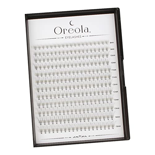 Oreola False Eyelashes Individual Natural Eyelash Individual Lashes Cluster for DIY at Home Ultra-Light Individual Cluster Lash Extensions 0.07C
