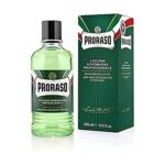 Proraso Professional Aftershave Lotion Refreshing, 400ml, Men's Aftershave with Eucalyptus Oil & Menthol, Helps Restore Skin Comfort, Made in Ita