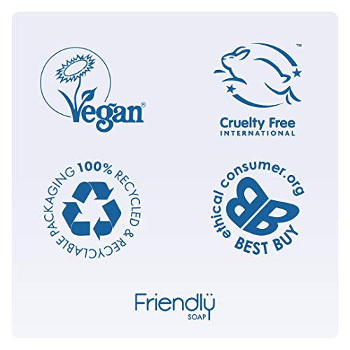 Friendly Soap- Natural Lavender & Tea Tree Conditioner, Softening, Moisturising & Nourishing, Handmade with Calming Essential Oils, No Sulfates &