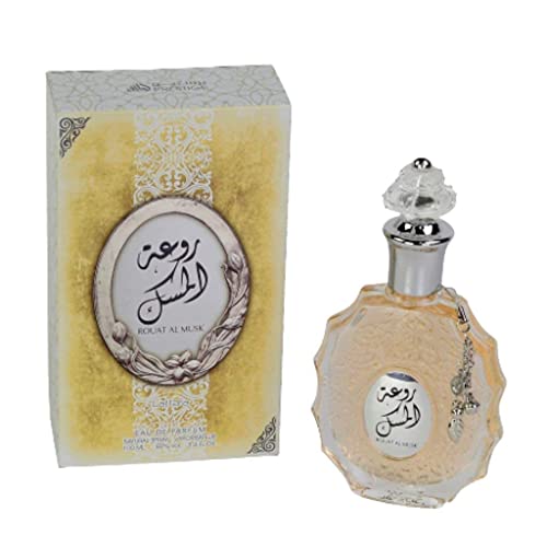 Rouat Al Musk 100ml | Eau de Arabian Parfum | White Flowers, Fruity, Sandalwood, Vanilla, Amber and Musk (for Women and Men) (Unisex)