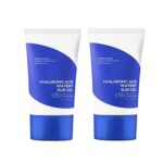 Hyaluronic Acid Watery Sun Gel SPF50+ PA++++ Sunscreen Hyaluronic Acid Sunscreen Natural Moisturizing Suncream Waterproof Sun Gel 50ml (2PCS)