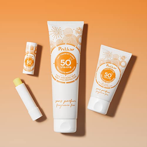 Polåar - Polaar Sun SPF50+ Sunscreen Fluid - Very High Protection Sun Cream - Suitable for Sensitive Skin, No White Marks, Does Not Stick - Vegan