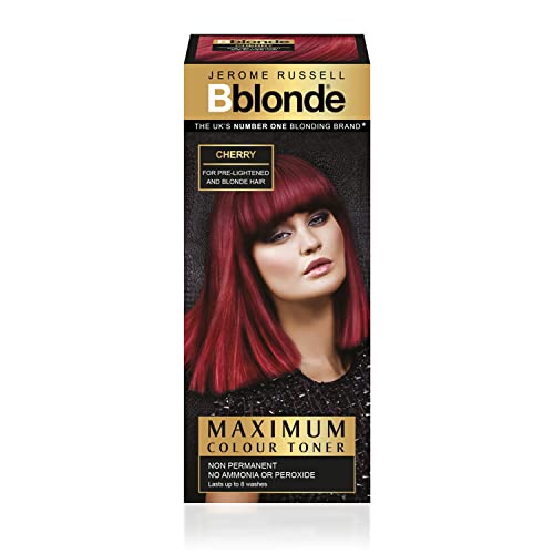 Jerome Russell Bblonde Caramel Maximum Blonde Toner – Non-Permanent Hair Toner for Pre-Lightened & Blonde Hair Colour, Hair Dye with No Ammonia o