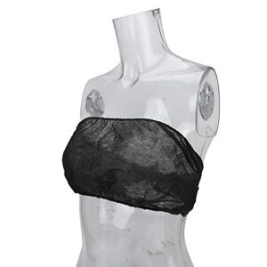 50Pcs Tanning Disposable Bra,Spa Beauty Salon Disposable Bra with Spring Edge Design Soft Breathable Top Brassieres for Spray Tanning,Sunbathing,