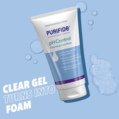 PURIFIDE by Acnecide pH Control Face Wash With Niacinamide, 150 ml, Ideal for Spot Treatment Routine