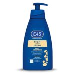 E45 Rich Cream 400 ml – E45 Cream with Evening Primrose Oil – Body Face Hand Cream for Long-Lasting Moisturisation and Soft Skin – Suitable for A