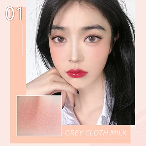 Blushers for Cheeks, 3 In 1 Color Matte Face Blush Make Up Powder, Makeup Blusher for Long-Lasting Sweat-Resistant Non-Greasy Blush Glow Matte Br