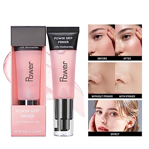 Power Grip Primer - Hydrating Primer Makeup - Colour Corrector Quick - Gel Based Smooth Skin Tone Moisture Beauty Face Cosmetic - Infuse with Hya