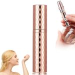 Wendergo Diamond Perfume Atomiser, Leaking Proof Mini Perfume Bottle, Travel Size Portable Atomiser Spray, Bottom Pump without Funnel, Luxury & E