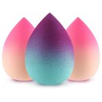 Makeup Sponge Blender DUAIU 3 pcs Gradient Beauty Blender Foundation Sponges Set Concealer Sponge Applicator Sponges…