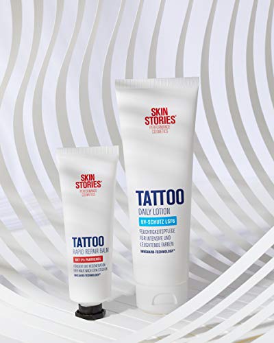 SKIN STORIES Rapid Repair Balm (1 x 50 ml), soothing after tattoo cream with panthenol, tattoo care to promote regeneration from day 4 after tatt