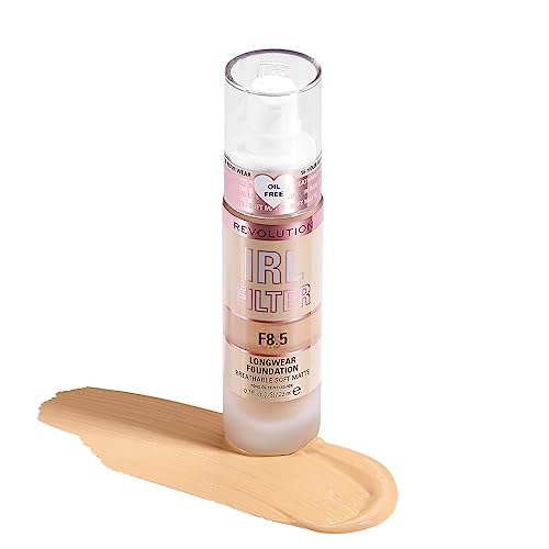 Makeup Revolution, IRL Filter, Longwear, Foundation, F0.1, 23ml
