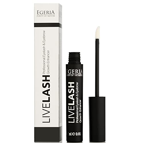 Premium Eyelash Growth Serum and Eyebrow Enhancer by Egeria, Lash boost Serum for Longer, Fuller Thicker Lashes & Brows