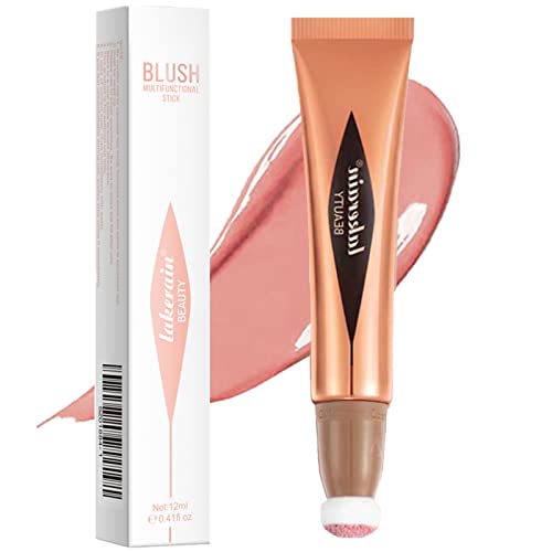 Go Ho Liquid Contour Wand,Liquid Bronzer Stick,Cream Face Concealer Contouring with Cushion Applicator,Easy to Blend & Long Lasting & Smooth Natu