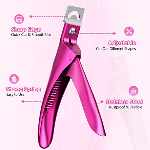 Acrylic Nail Clipper Nail Tips Cutter for Acrylic False Fake Gel Artificial Nails Manicure Pedicure Nail Care Tools Home Salon Nail Art, Nail Acc