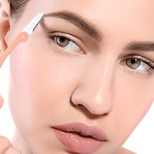 Eyebrow Stencils 12 Styles Eyebrow Shaper Kit,DIY Reusable Eyebrow Template with Head-Wear Strap and Eyebrow Razor for Women Makeup