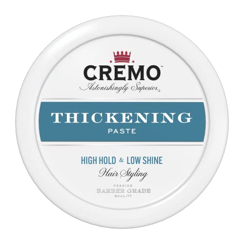 CREMO - Barber Grade Hair Styling Cream For Men | Medium Hold & Medium Shine | 113g