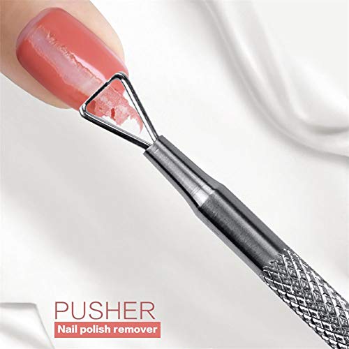 ATOMUS 10Pcs/Set Nail Art Soak Off Clip Cap Silicone UV Gel Polish Remover Wrap Nail Cuticle Pusher Manicure Cleaning Varnish Tool Reuseable