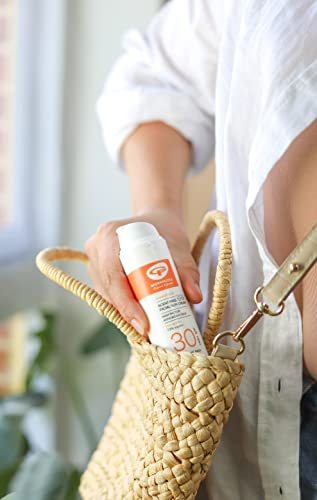 Green People Scent Free Facial Sun Cream SPF30 50ml | Natural, Organic SPF30 Face Sunscreen | Eczema Friendly, Sensitive Skin, Prickly Heat | Uns