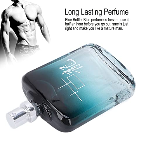 Men's Perfume, Eau De Parfum Men Spray Fragrance Scent, Long Lasting Natural Fragrance Perfume Spray 50ml Blue
