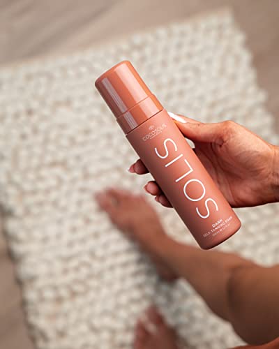 COCOSOLIS SOLIS Dark self-tanning lotion for face and body, mousse for a rich, natural and long-lasting tan, with plant-based DHA (200 ml)