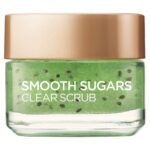 L'Oréal Paris Smooth Sugar Clear Kiwi Face and Lip Scrub, 50ml