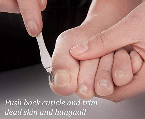 FOLAI Foot Files, Foot File Foot Pedicure Kit, Stainless Steel Foot Files,Stainless Steel File, Foot File Foot Care Pedicure Tool for Both Wet an