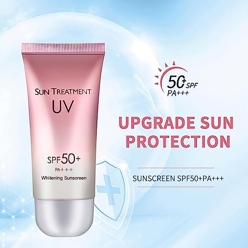 COTTNY Sunscreen Korean, Sun Screen Protector For Face And Body, Sun Treatment Uv SPF 50+, Sunscreen Isolation Cream, Sun Screen Protector for Fa
