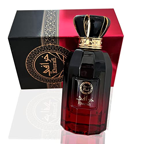 Khurafi Eau De Parfum 100ml | Patcholi, Woody, Amber, Vanilla & Fruity | Long Lasting | Unisex Perfumes For Men and Women | By Oudi