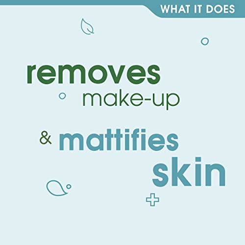 Simple Daily Skin Detox Clear + Matte Biodegradable Wipes with vitamin B3 cleansing make-up remover for oily skin 20 wipes