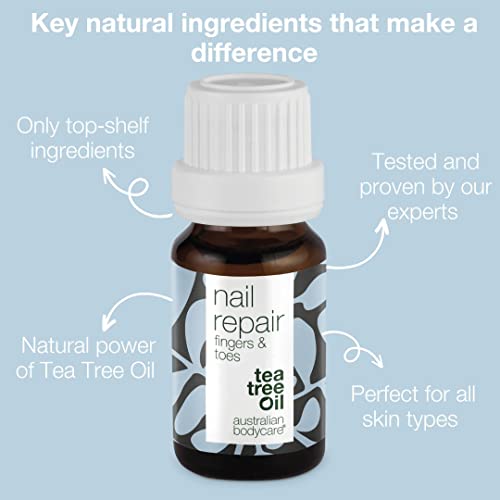 Australian Bodycare Nail Repair | Nail Care for Women & Men with Damaged & Discolored Nails | with Application Brush | Also for Supporting Care f