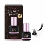 Sensitive Glue for DIY Lash Extension Self Application Hypoallergenic Cluster Lash Adhesive Black, 1s Fast Dry and Extra Strong Eyelash Adhesive,