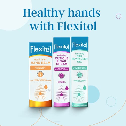 Flexitol Restoring Nail Revitaliser Gel 15ml, Triple Action Formula, Brightens, Softens and Conditions, For Hands and Feet
